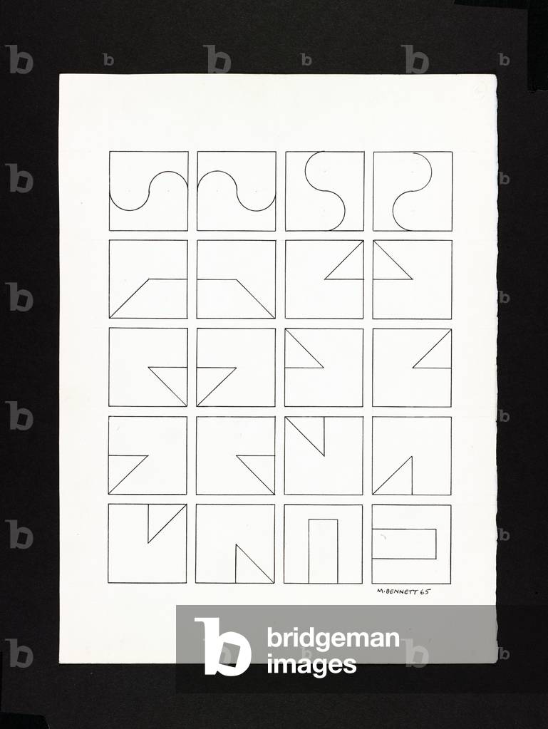 Immagine di Disegno "Senza titolo (disegno)" di Manuel Bennett, b/w