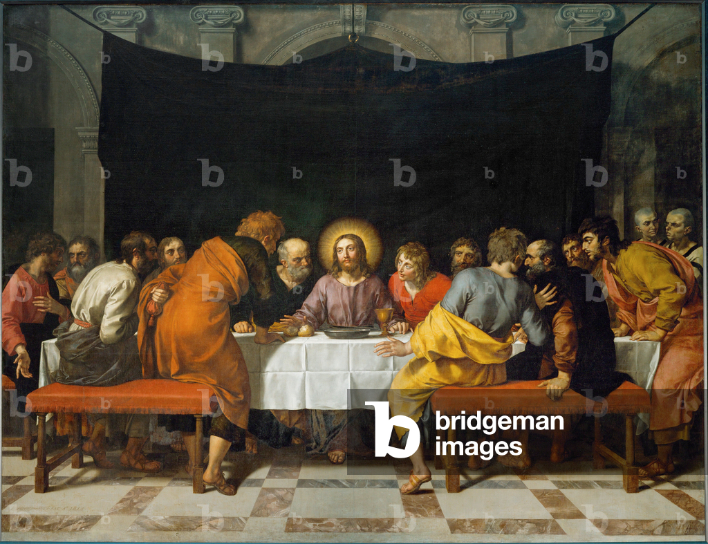 Immagine di Dipinto "L'Ultima Cena. Dipinto per l'altare principale della chiesa Saint Leu-Saint Gilles a Pari