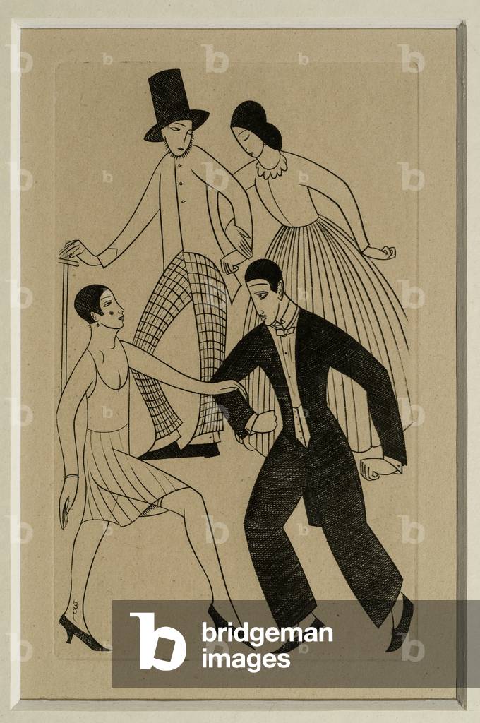 Kleidung für Würde und Verzierung, 1927 (Holzgravur)