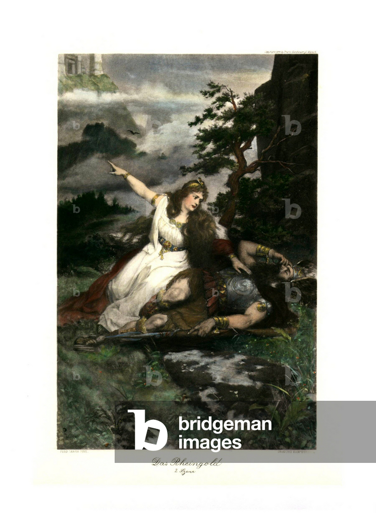 Rheingold, stage scene, ca. 1900 (photo)