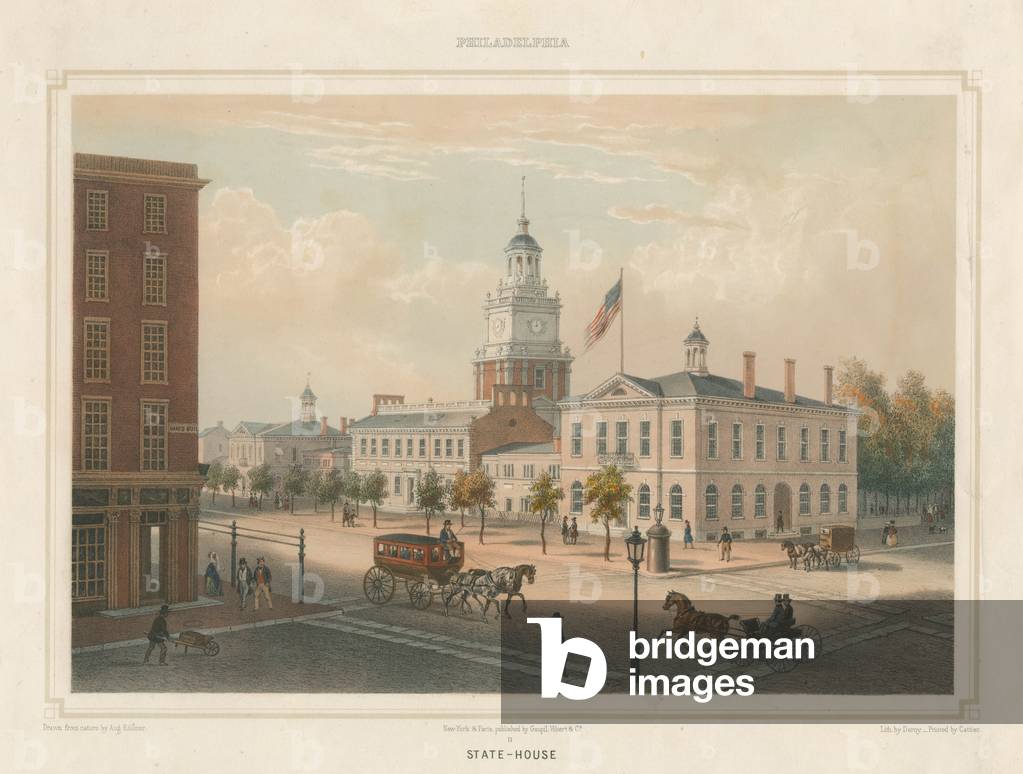 "State-House", c.1848 di Augustus Deroy, b/w