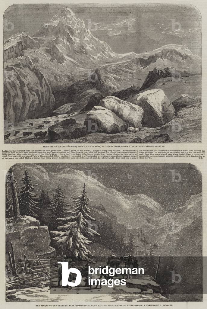 The Ascent of the Great St Bernard (engraving)