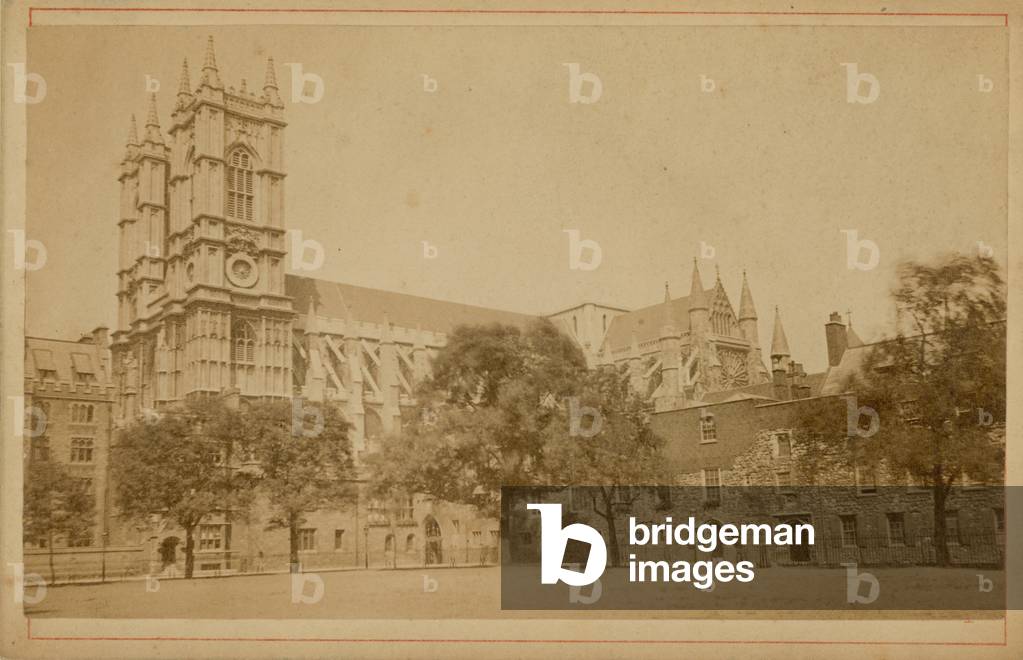Postkarte der Abtei Westminster (Foto)