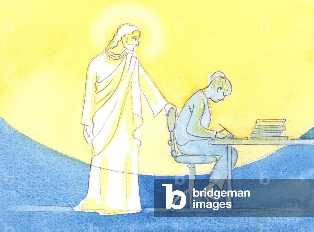 By God's grace, each day can be spent in Christ's company, as if living half-way into Heaven, throughout each 