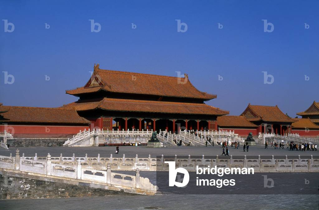 China: Gate of Supreme Harmony, The Forbidden City (Zijin Cheng), Beijing