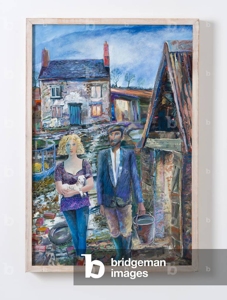Bild von Gemälde "Das erste Lamm" 2013 von Alex Williams