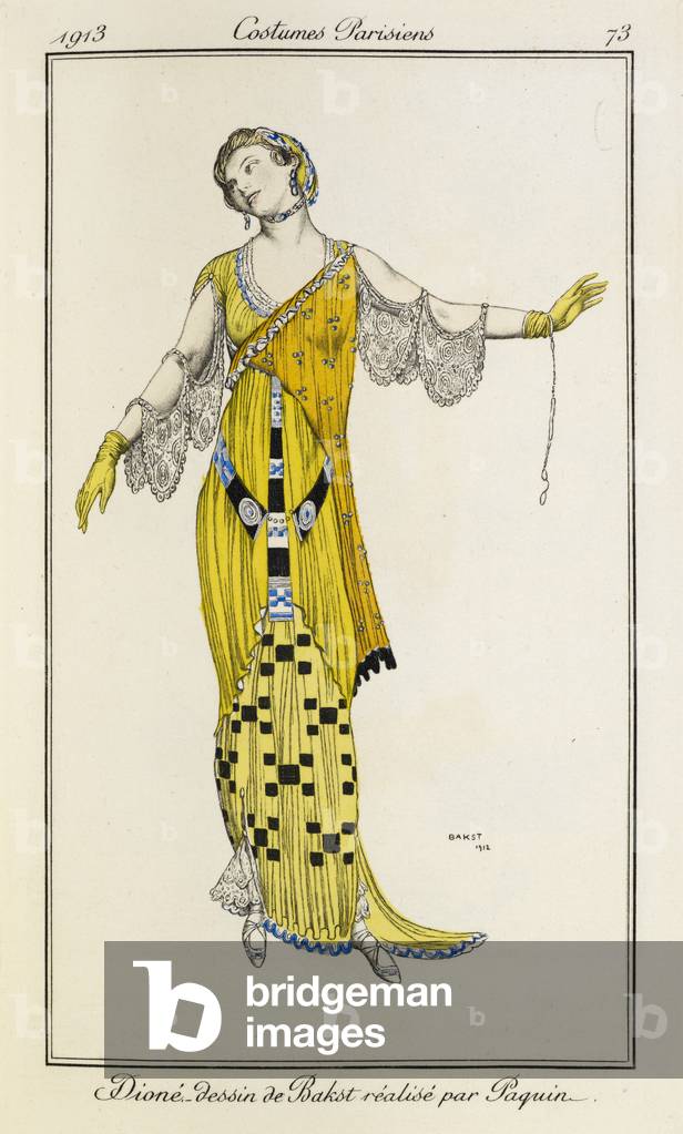 Immagine di Incisione "Dioné" 1913 di Leon Bakst