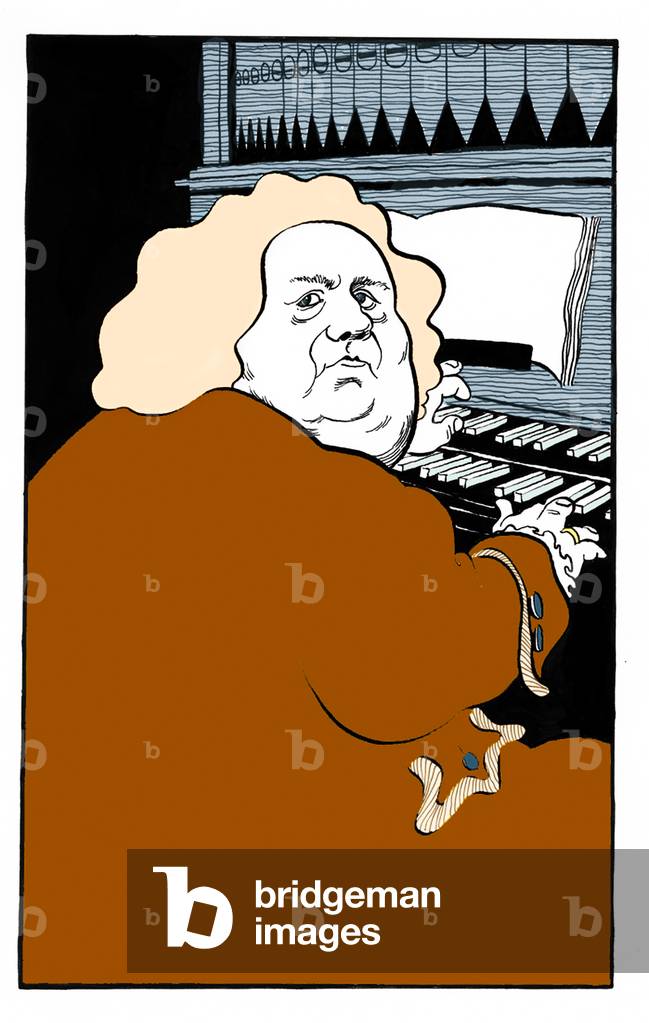 William Boyce spielt die Orgel