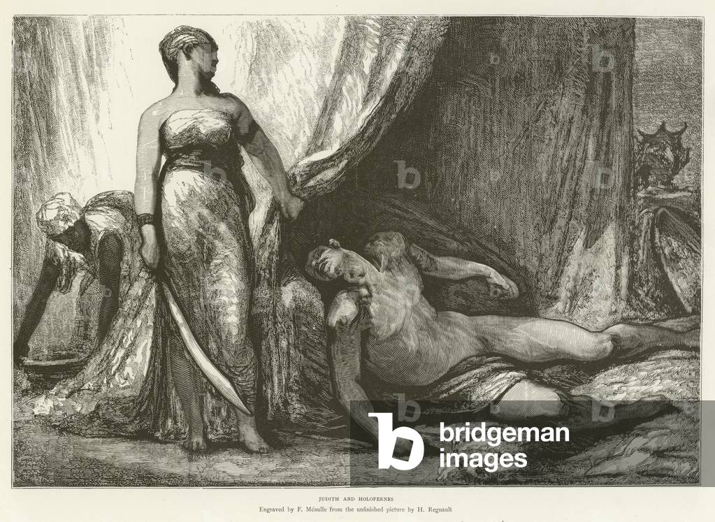 Giuditta e Oloferne, 1890 ca. (incisione)