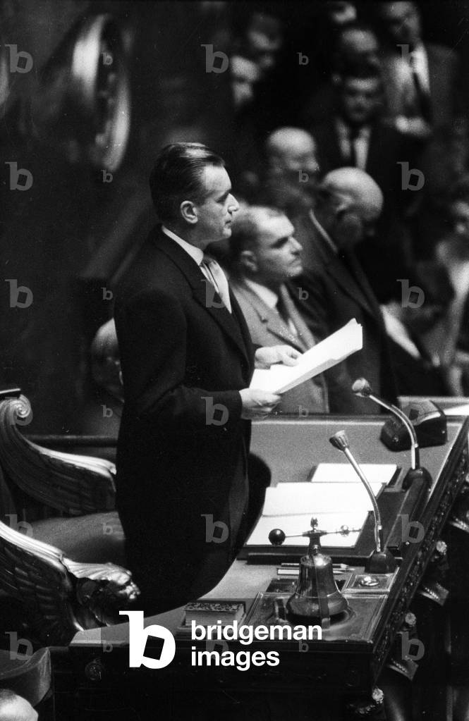 Image of Photography depicting Jacques Chaban Delmas 1964, b/w