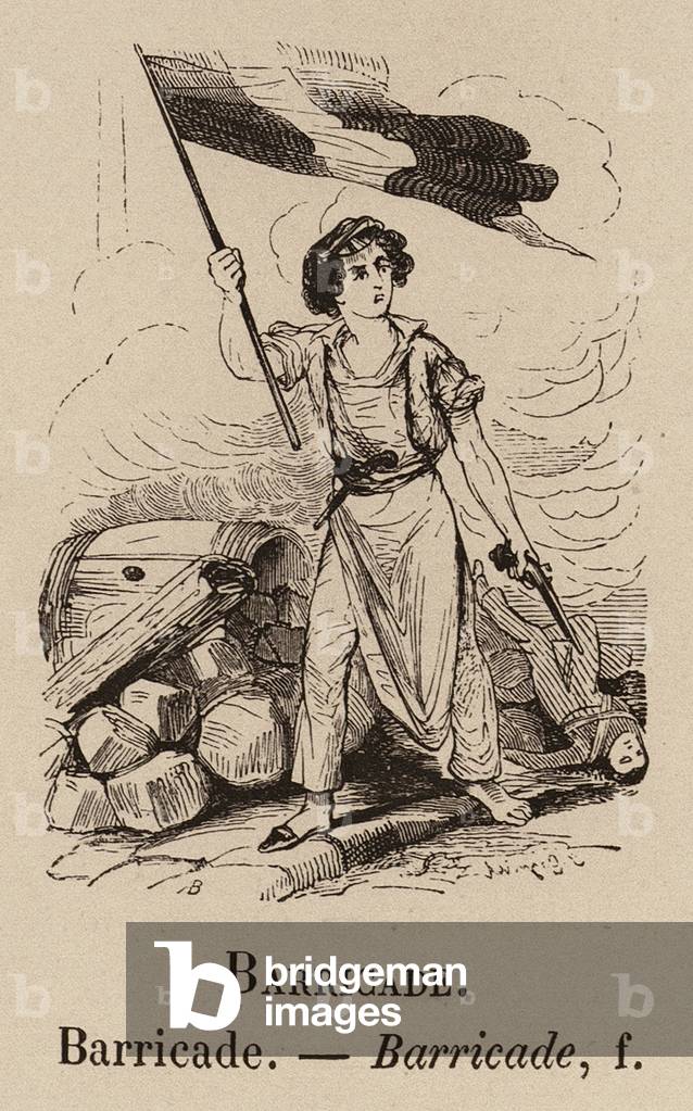 Le Vocabulaire Illustre: Barricade (Gravur)