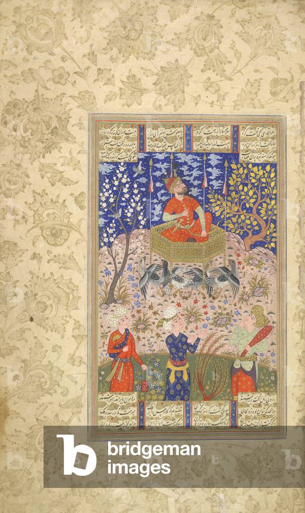 Kai Ka'us nella sua macchina volante