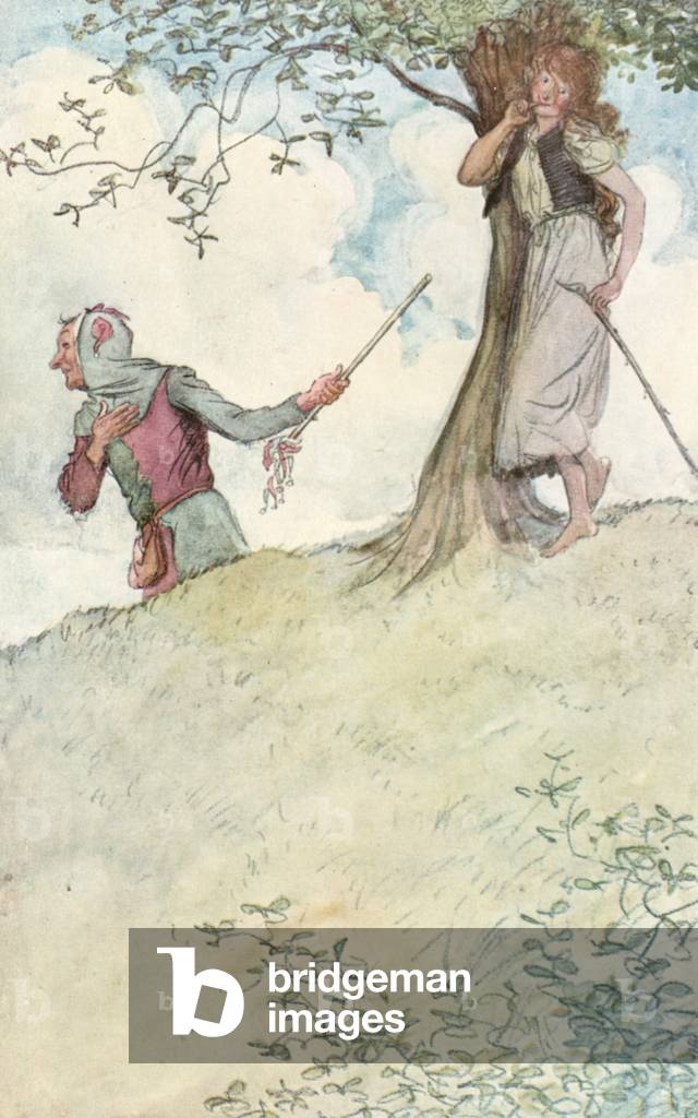Illustrazione per Shakespeare As You Like It (colore lito)