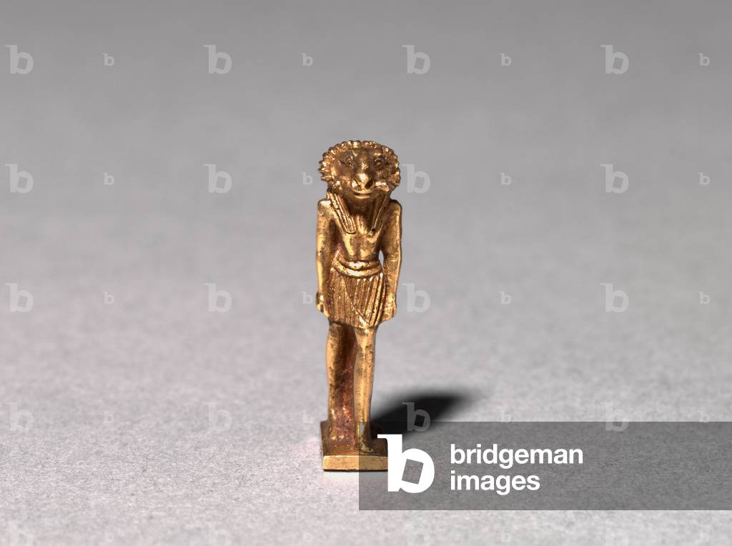 Amulet of a ram-headed deity c.945-715 BC by Third Intermediate Period Egyptian