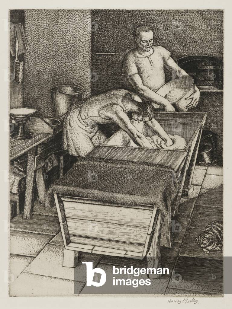 La Bakehouse, 1934 (incisione della linea)