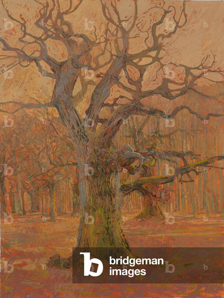 Image of Painting depicting Blenheim Oak III 2003 by Francis Hamel