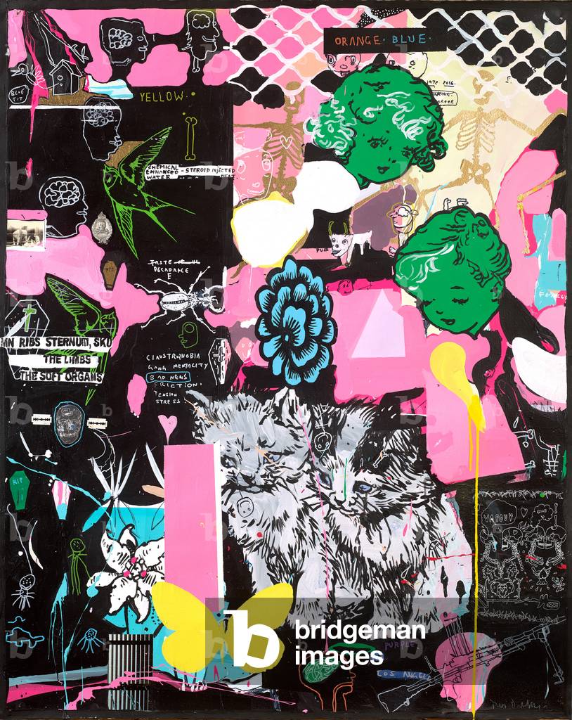 Vapour, 2016 (Acryl und Mischtechnik auf Papier)