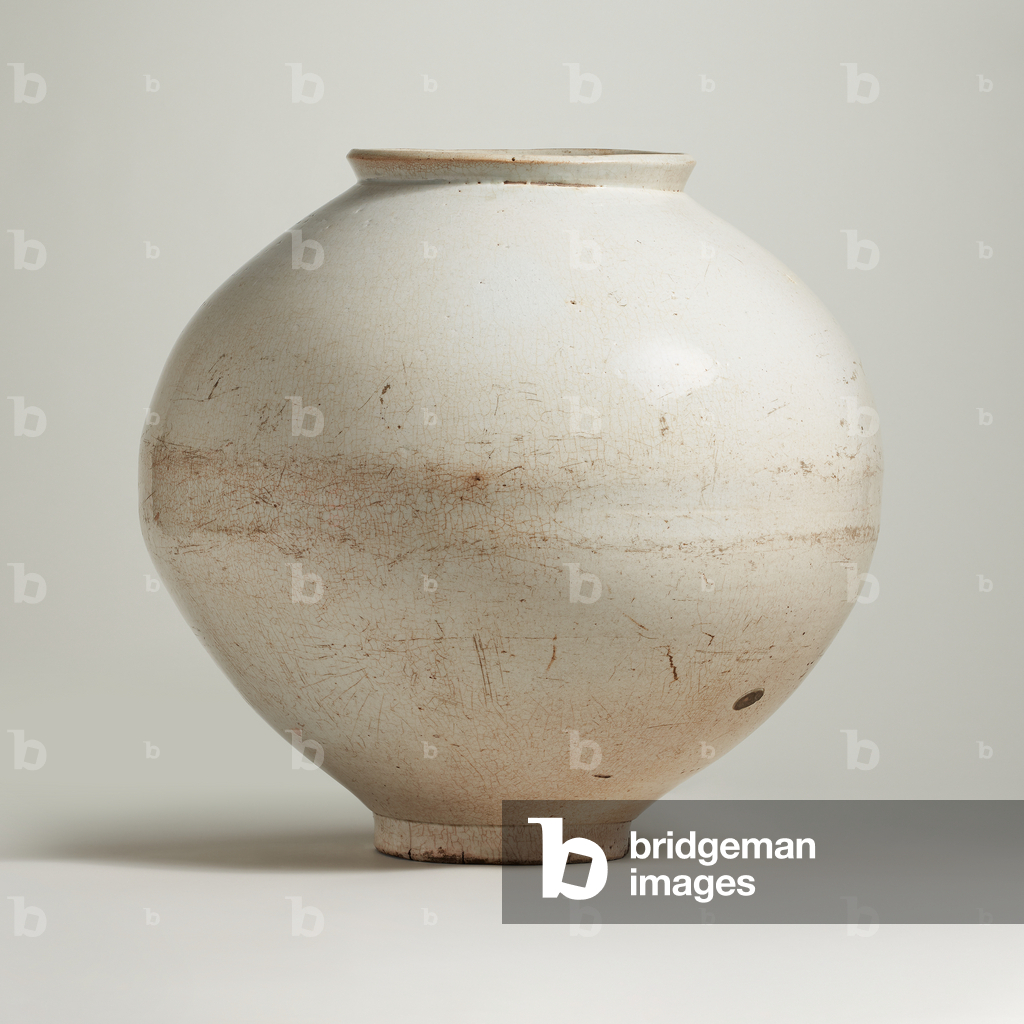 Image of Decorative Arts depicting Moon Jar 1701 by Korean school
