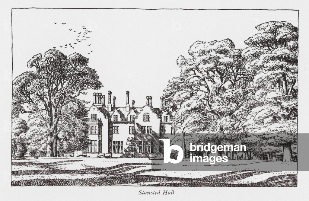 Stansted Hall (litho)