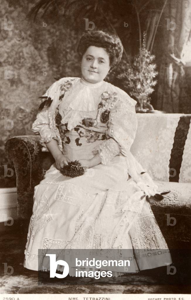"Luisa Tetrazzini soprano italiano (1871-1940)" 1900, b/w