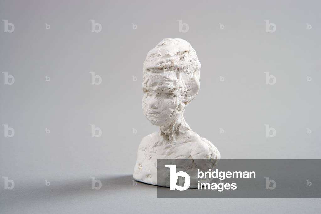 Image de Sculpture représentant Petit buste de Silvio, c.1944-45 par Alberto Giacometti
