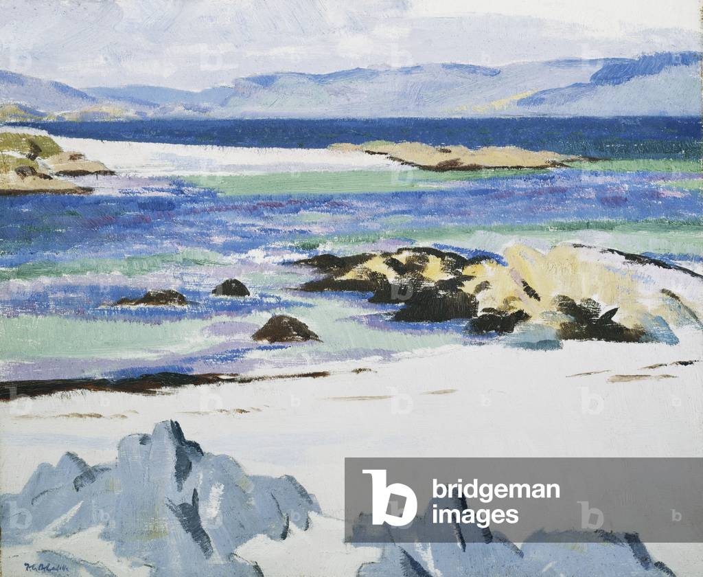 Bild von Gemälde "The Sound of Mull aus Iona", c.1932 von Francis Campbell Boileau Cadell