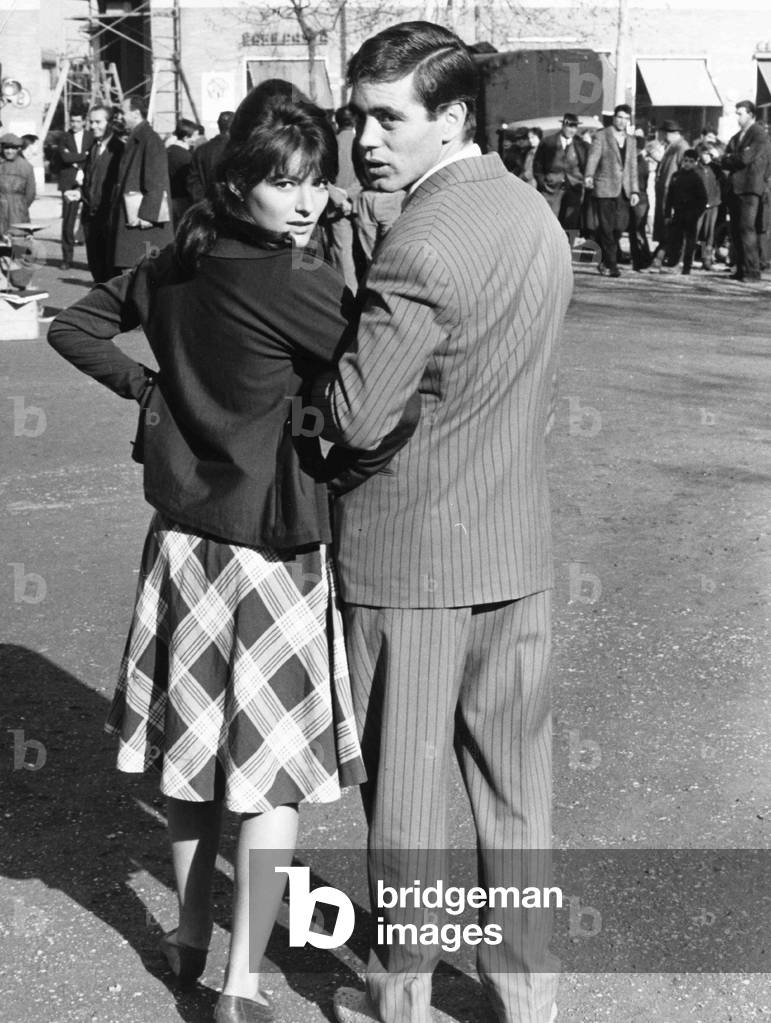 Image de Photographie représentant Franco Citti et Serena Vergano 1961
