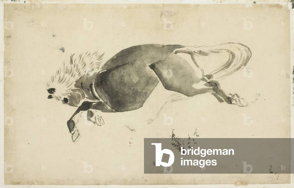 Running Horse, um 1815-1849 (Tinte auf Papier)