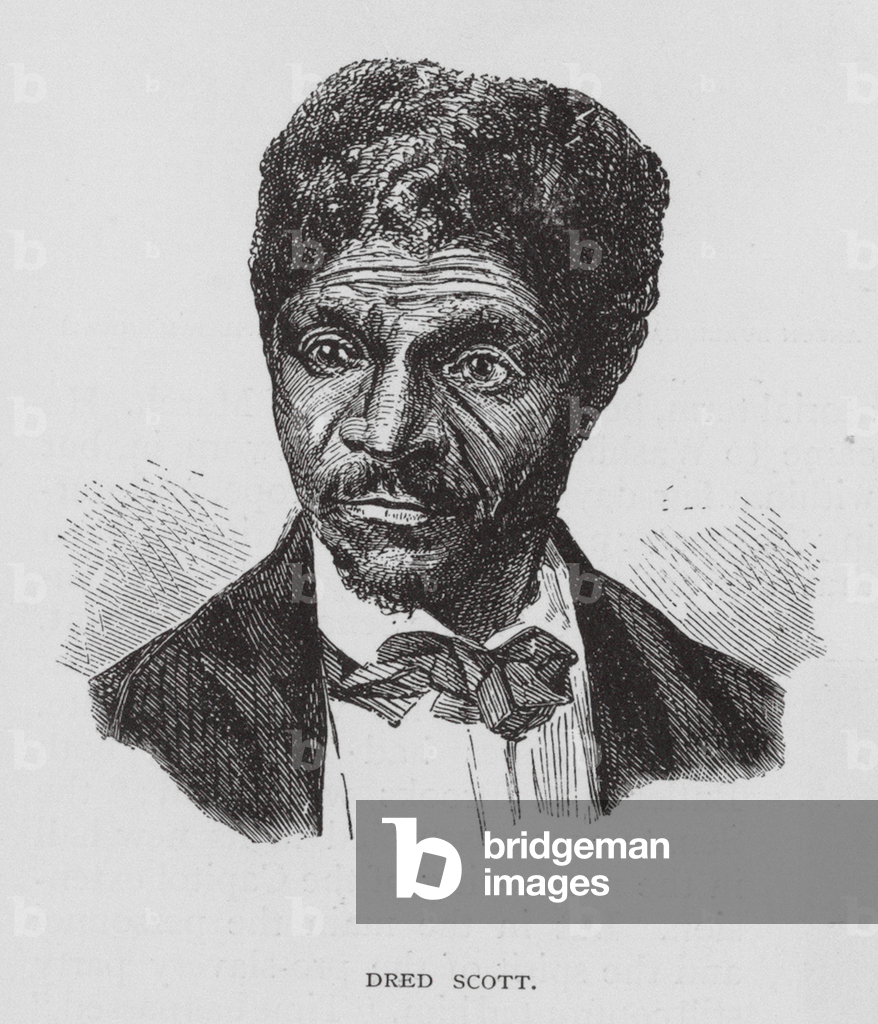Image of Print depicting Dred Scott (litho) 1801 by American Artist