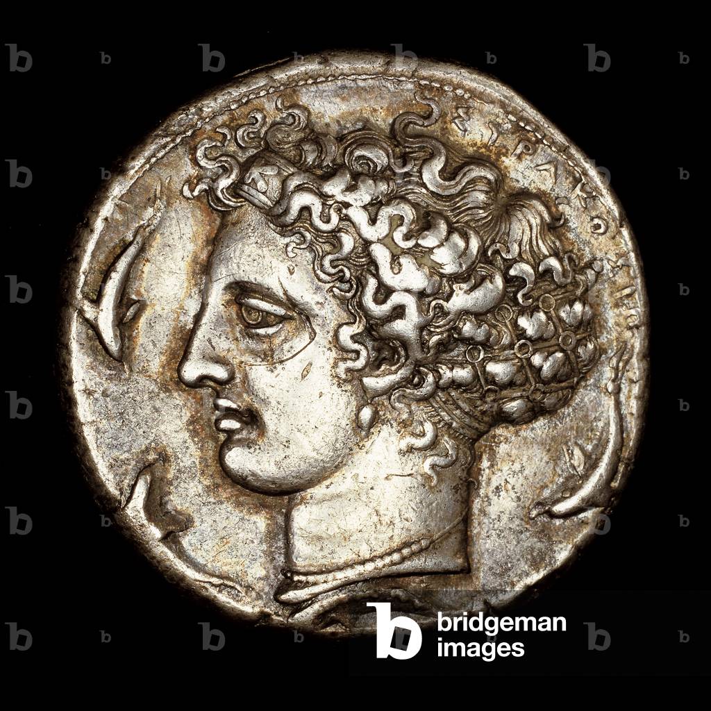 Rara moneta antica, 405 a.C. Siracusa (foto)