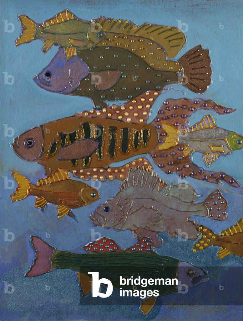 Eight Little Ones, von Marilee Whitehouse-Holm (geb. 1949), Acryl, 1997