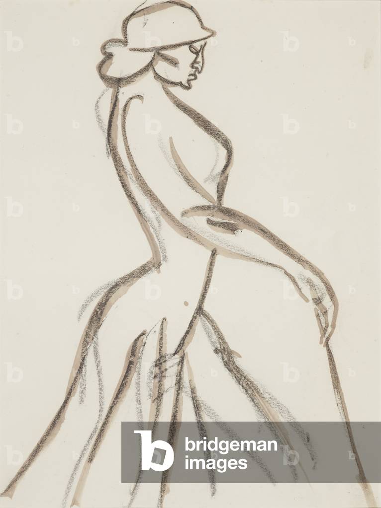 Woman walking by Henri Gaudier-Brzeska