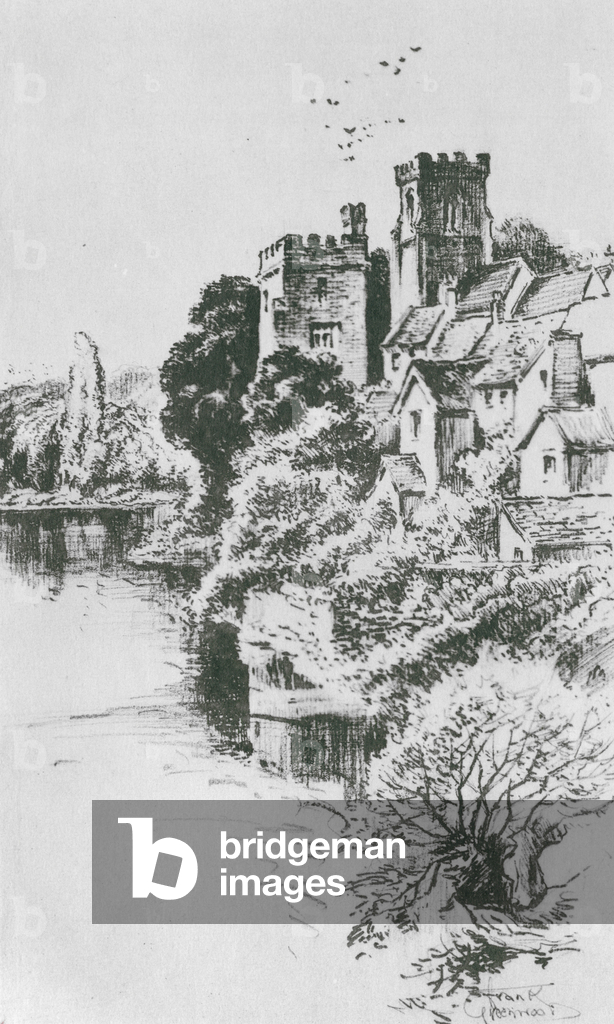 Bild von Druck "West Tanfield (Litho)" 1901 von Frank Greenwood