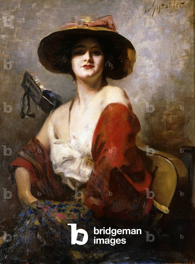 Carmen, (huile sur toile)