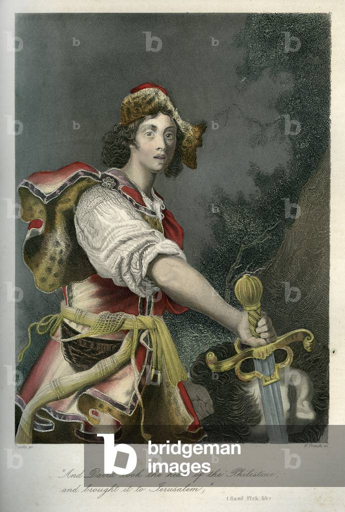 David uccide Golia - Bibbia