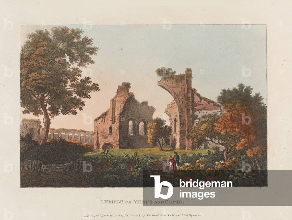 Temple of Venus and Cupid, 1796 (aquatint)