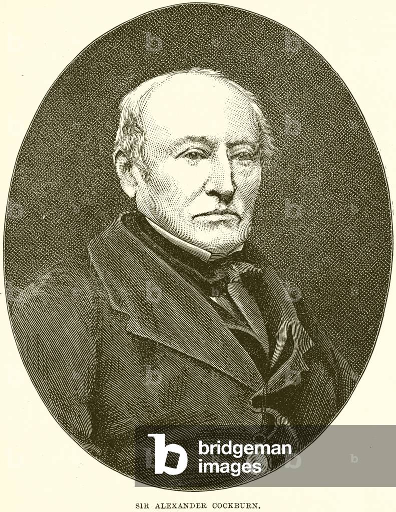 Sir Alexander Cockburn (incisione)