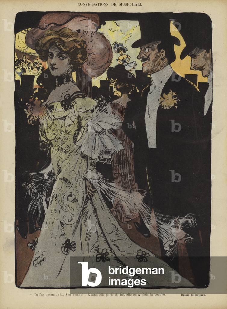 Illustration für Le Rire (Farblitho)