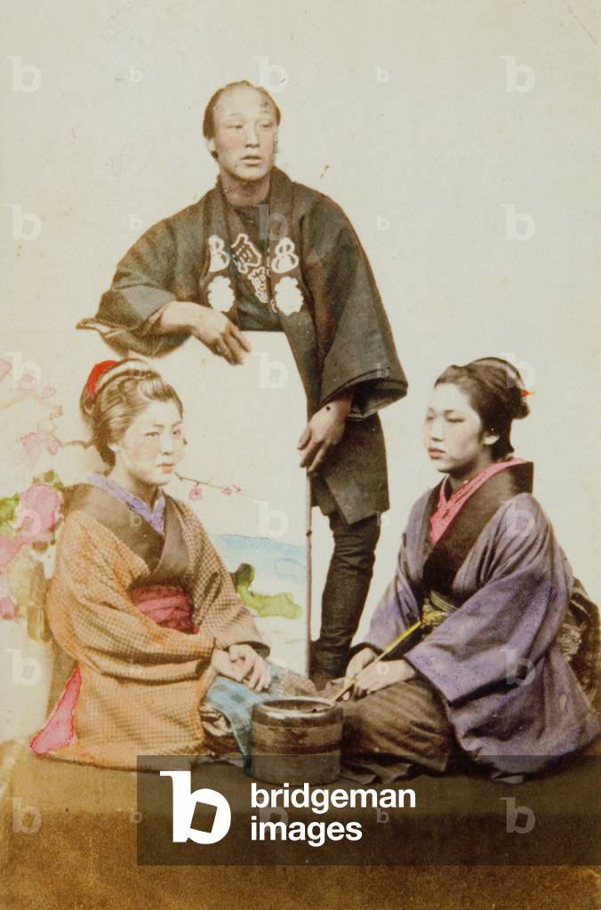 Kaufmannsfamilie, um 1870 (Foto)