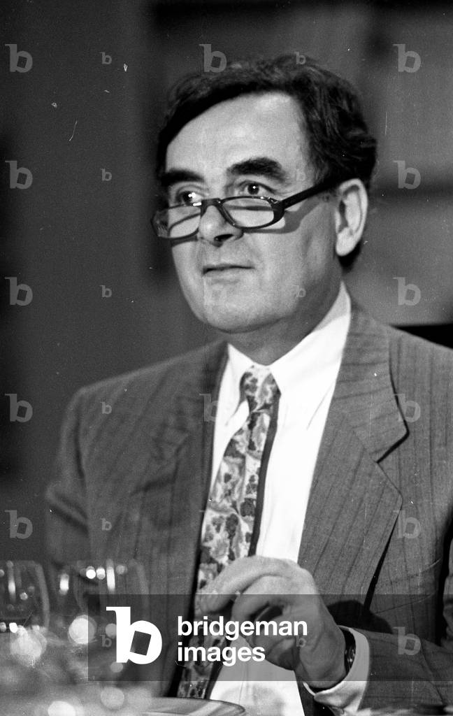 Image of Photography depicting Bernard Pivot 1987 1987 by Louis Monier, b/w