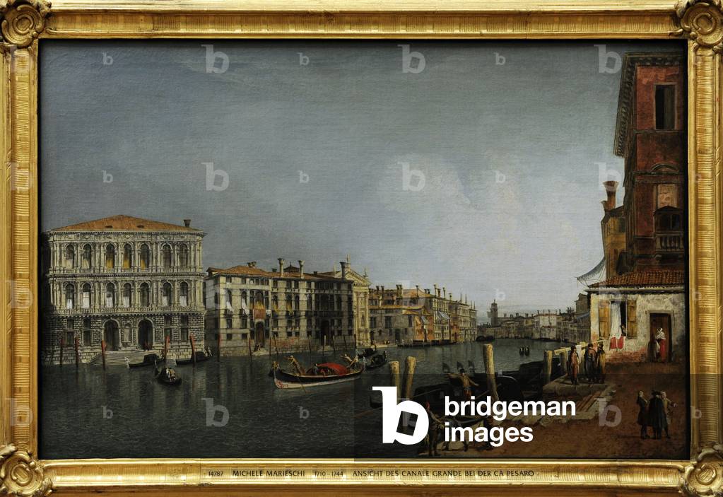 "Der Canal Grande mit Ca'Pesaro und Palazzo Foscarini-Giovannelli" von Michele Marieschi