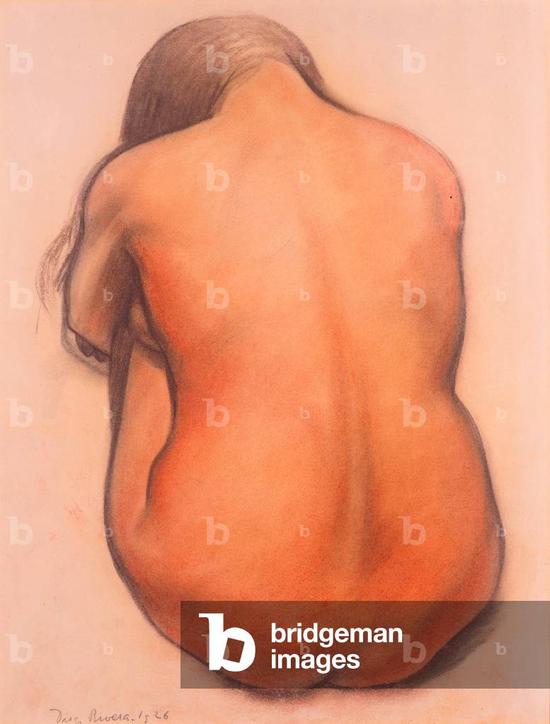 Studie zur Keimung [Tina Modotti], Chapingo, Mexiko, 1926 (Kohle und Pastell auf Papier)