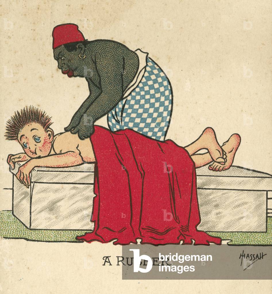 "Game of Bridge: A Rubber (colore lito)" 1901 di John Hassall