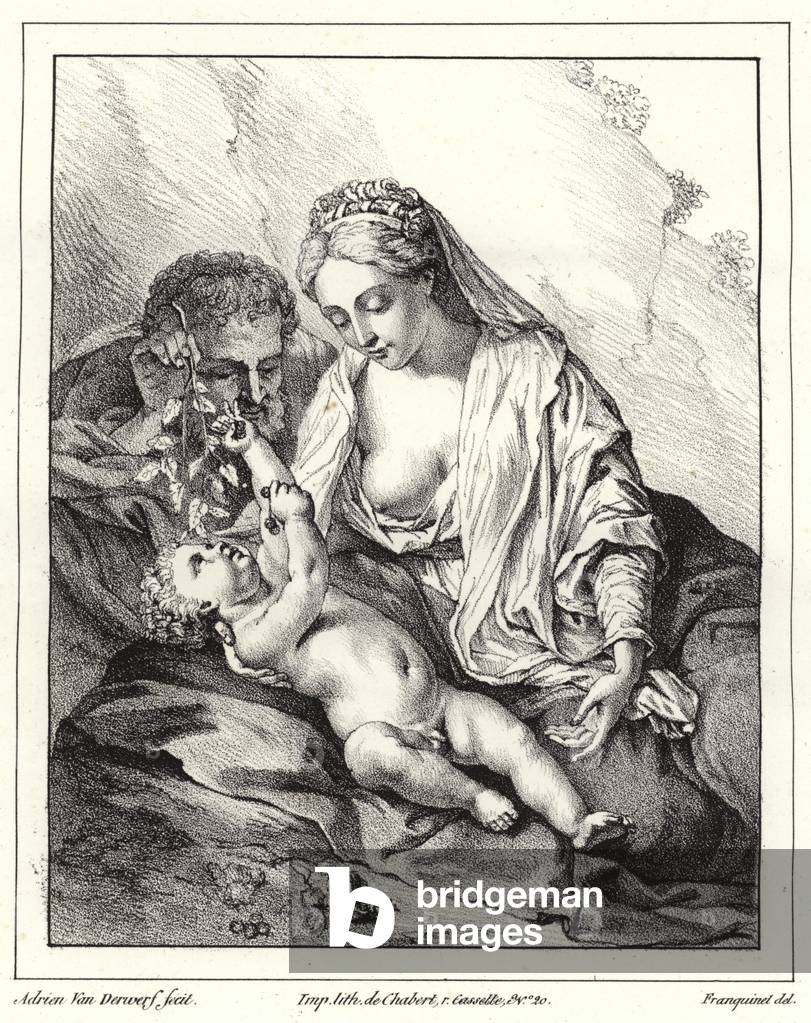 Die Heilige Familie (litho)