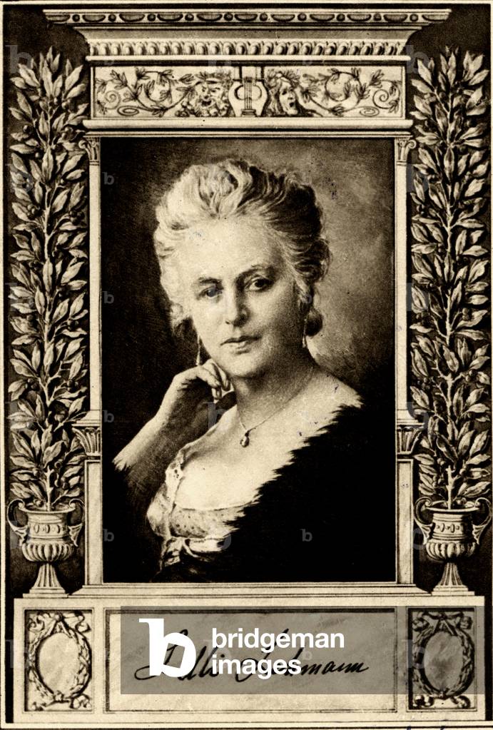 "Lilli Lehmann soprano tedesco", b/w