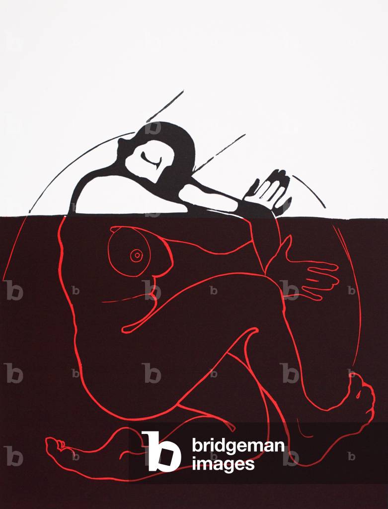 Acqua Nera, 2001 (linocut)