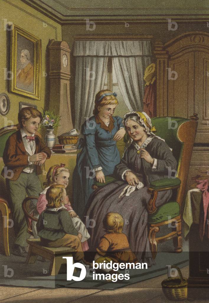 La storia delle rose appassite (cromolito)