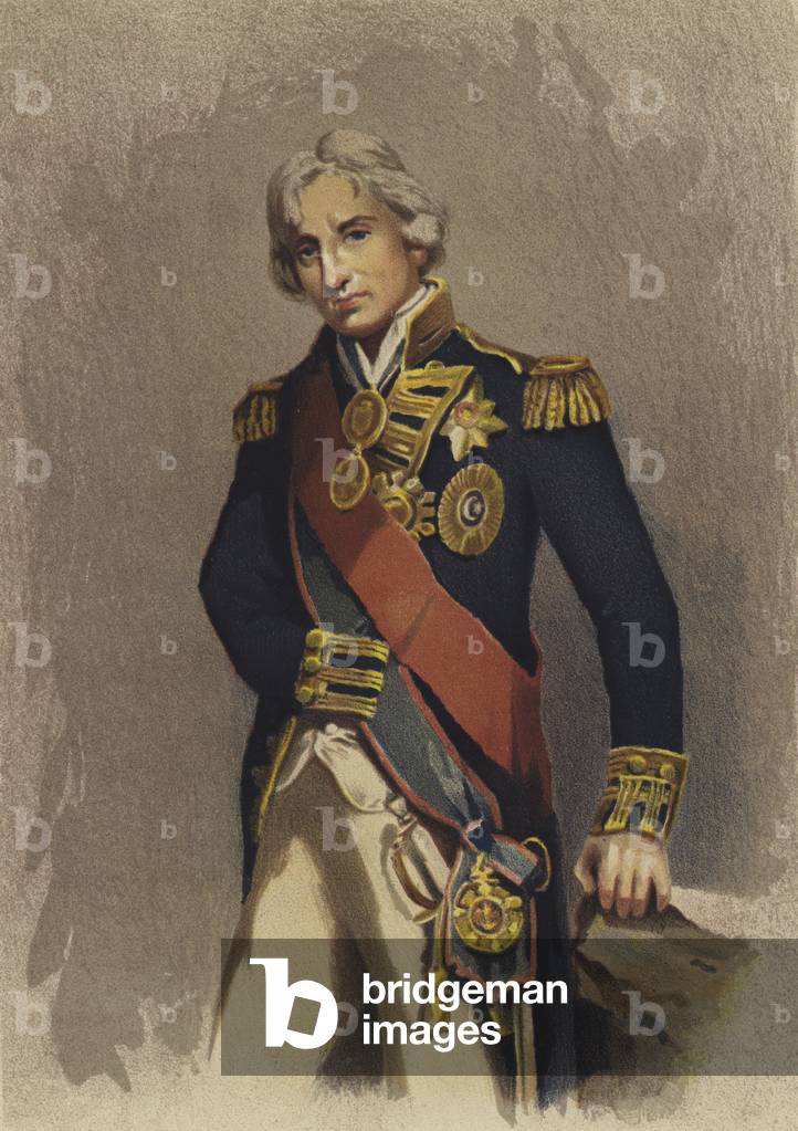 Lord Nelson (coloris litho) par English School