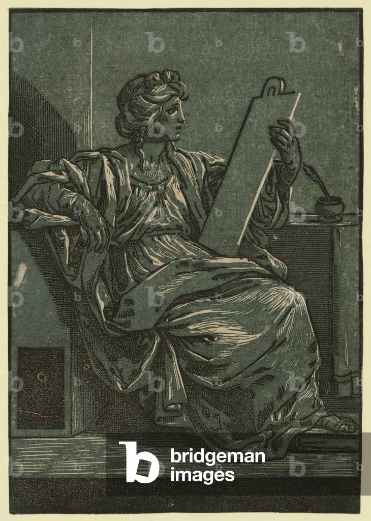 Sibyll hält eine Tafel, zwischen 1630 und 1655