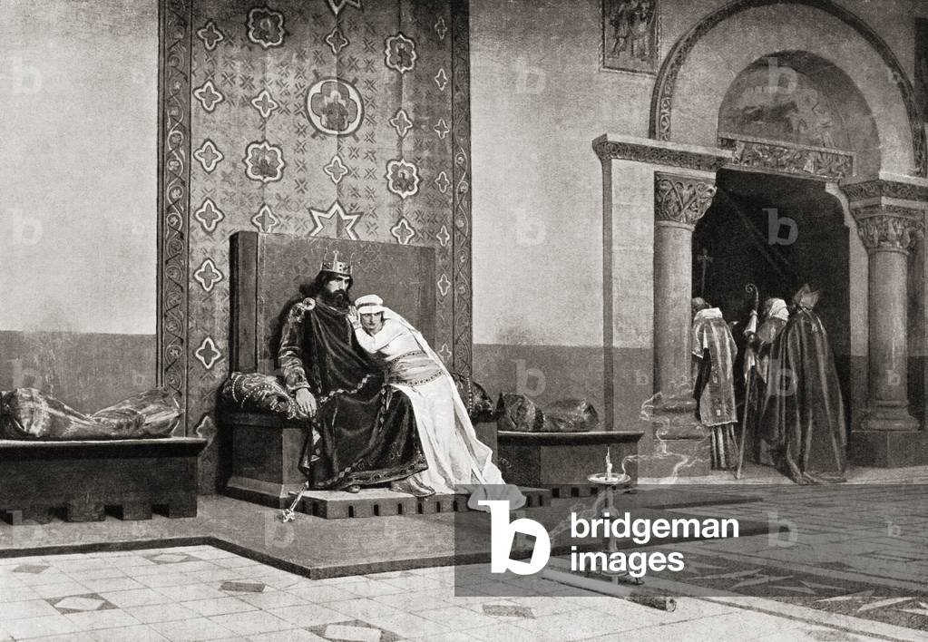 Robert II., König der Franken, genannt Der Fromme oder der Weise, 972 1031. Er wurde von Papst Gregor V. exkom